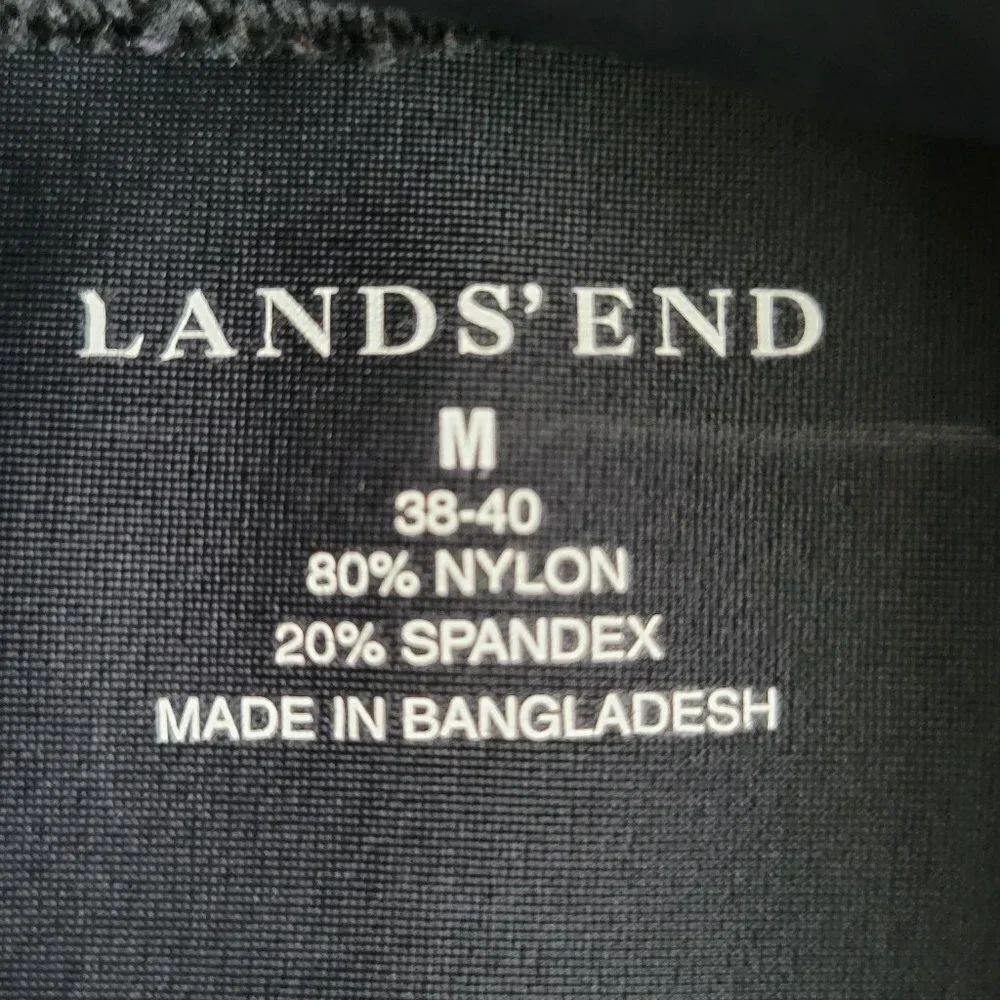 Lands End Sun Protection Shirt Size —Black - Picture 6 of 6